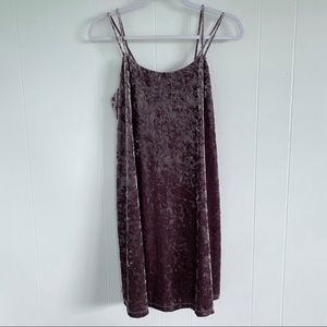 Lush Crushed Velvet Dress